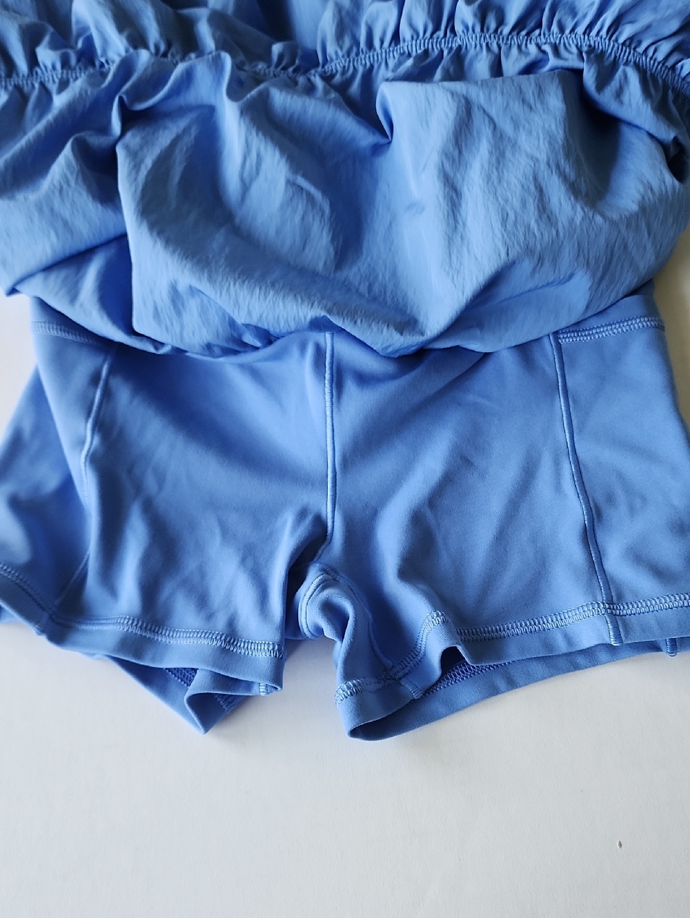 OFFLINE By Aerie Real Me Bubble Skort, Laundry Blue - Picture 9 of 10